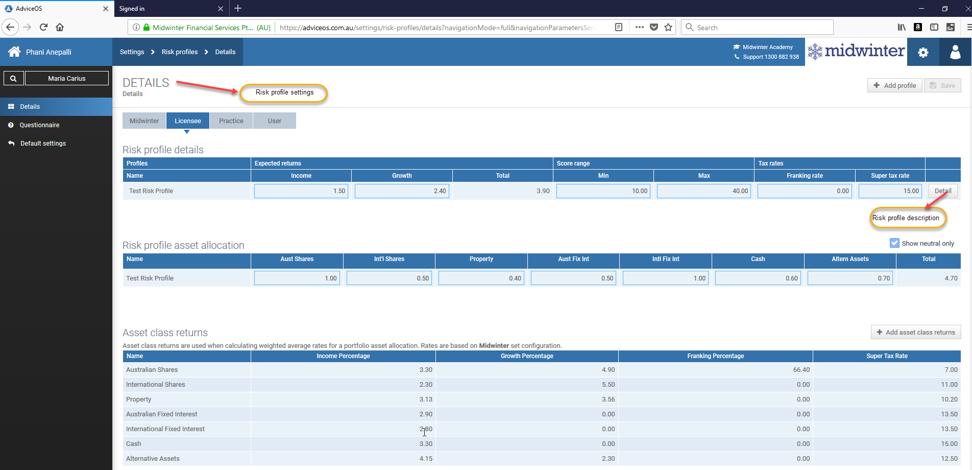 PA_HTML_settings_Risk profile